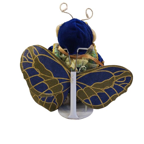 Limited Edition Vintage Muffy VanderBear Butterfly Bear 1991 w Stand - Picture 9 of 16